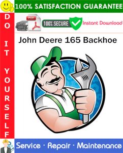 John Deere 165 Backhoe Service Repair Manual PDF Download