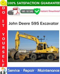 John Deere 595 Excavator Service Repair Manual PDF Download