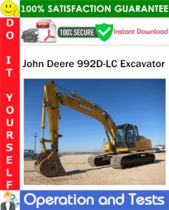 John Deere 992D-LC Excavator Operation and Tests