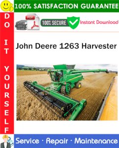 John Deere 1263 Harvester Service Repair Manual