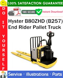 Hyster B80ZHD (B257) End Rider Pallet Truck Parts Manual