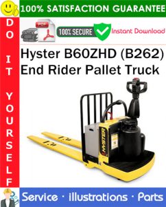 Hyster B60ZHD (B262) End Rider Pallet Truck Parts Manual