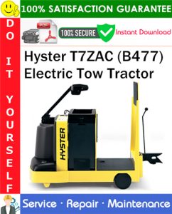 Hyster T7ZAC (B477) Electric Tow Tractor Service Repair Manual