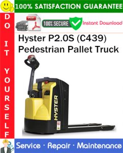 Hyster P2.0S (C439) Pedestrian Pallet Truck Service Repair Manual