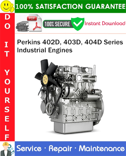 Perkins 402D, 403D, 404D Series Industrial Engines