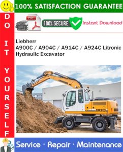 Liebherr A900C / A904C / A914C / A924C Litronic Hydraulic Excavator